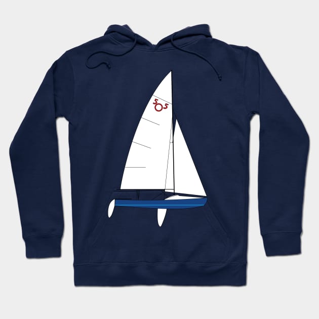 International 505 Sailboat Hoodie by CHBB